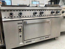 Carica l'immagine nel visualizzatore di Gallery, Cucina a gas 4 fuochi con piastra e forno MBM
