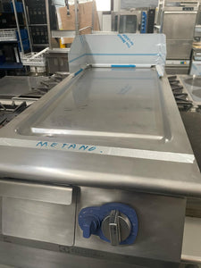 FRY TOP GAS PIASTRA LISCIA INCLINATA, CROMO LUCIDO, 400MM - ELECTROLUX