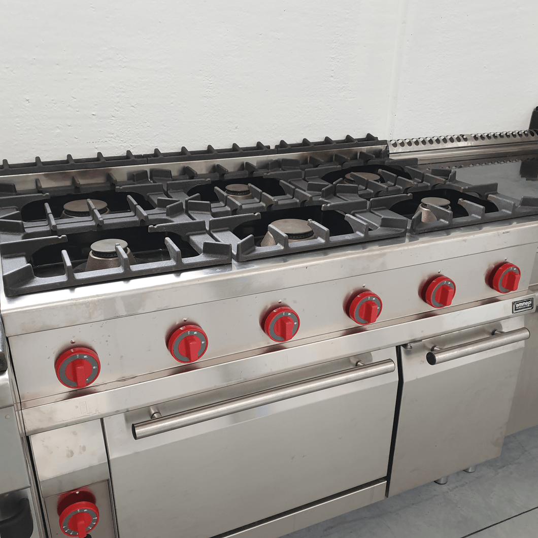 Cucina 6 fuochi GAS - Valtservice Grandi Impianti